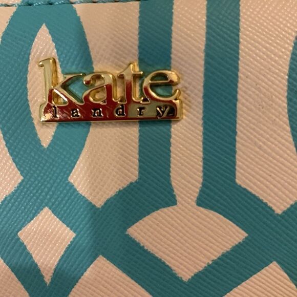 Kate Landry teal wristlet/wallet.  NWOT - Picture 5 of 7